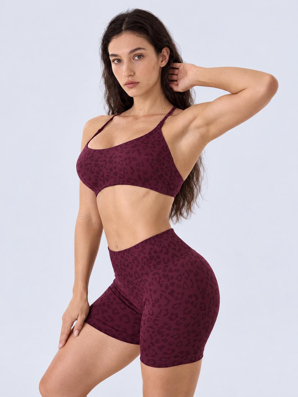 Leopard Bra & Short SET