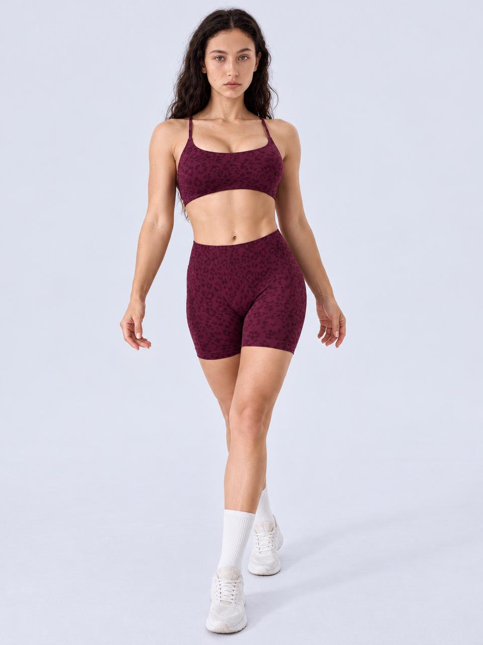 Leopard Bra & Short SET