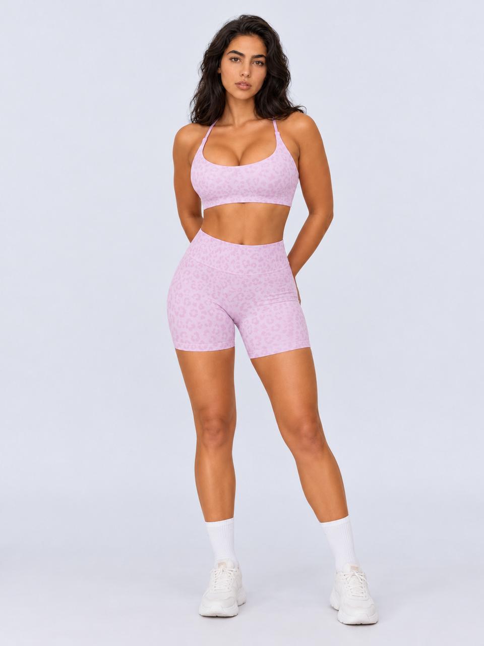 Leopard Bra & Short SET