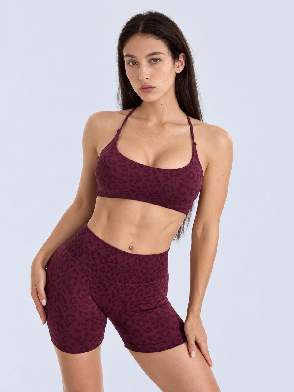 Leopard Bra & Short SET