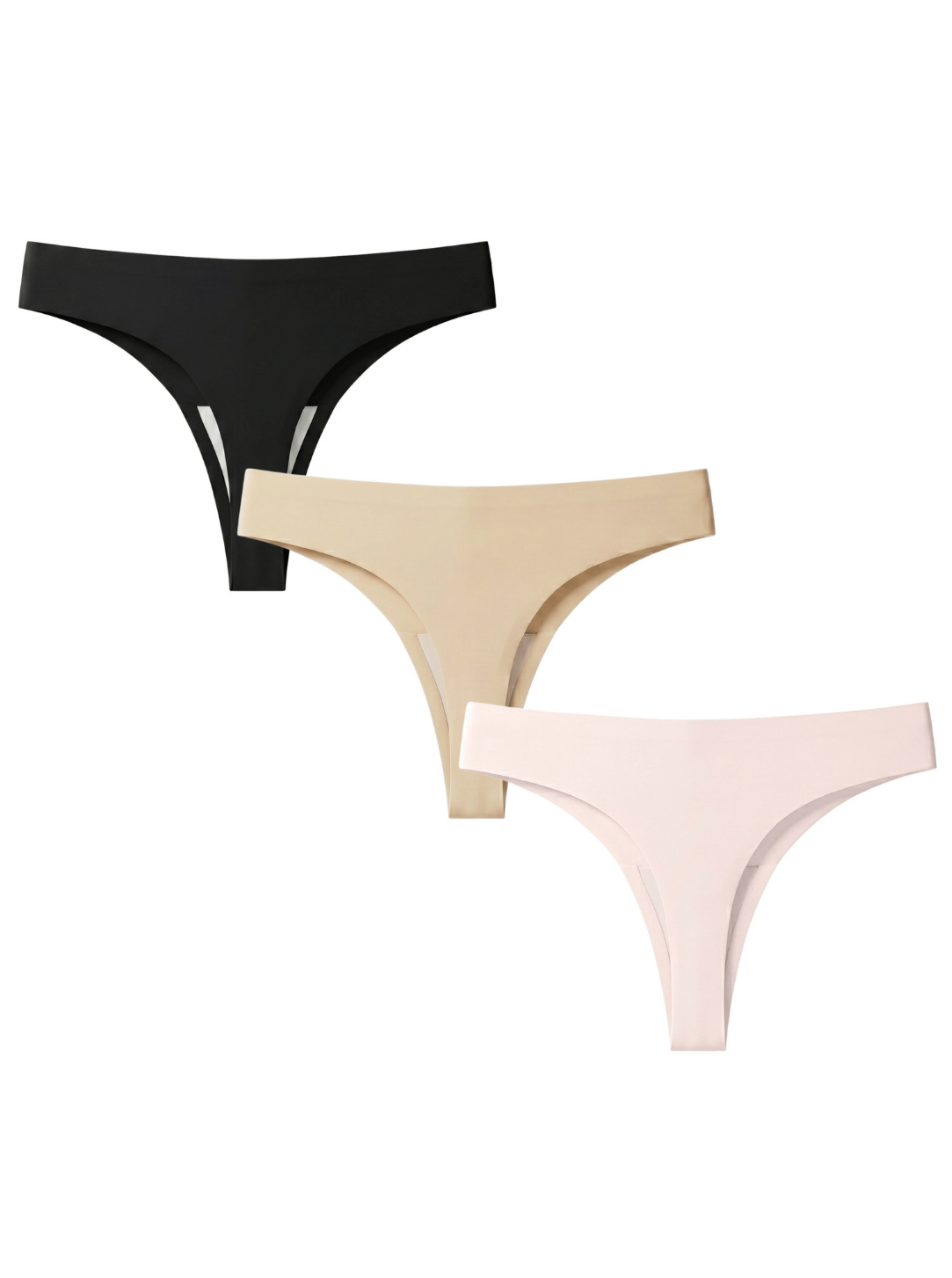 3PCS NudeSkin Thong